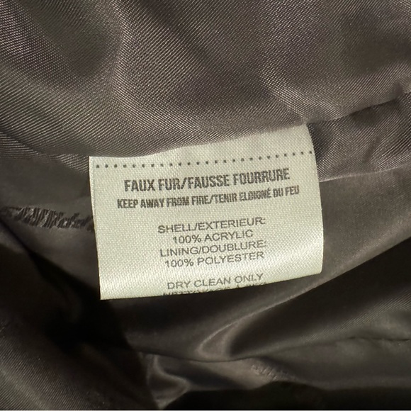 Apparis Sydney Print Faux Fur Coat XS - Picture 7 of 7